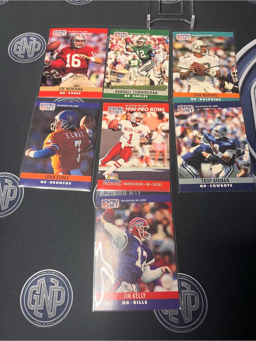 Football Trading Cards - Multi-Player Set (Multi Color)- Old School Quarterbacks